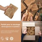 Reliabag Honeycomb Cushion Tube - 15" - 100 Pack-Say goodbye to the pesky peanuts kraft paper filler and bubble cushion wrap