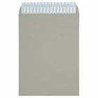 JAM Paper Open End Catalog Envelopes with Peel and Seal Closure - 9" x 12" - Light Grey - 100 Pack -Size: 9" L x 12" W