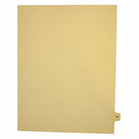 Mark Maker Legal Exhibit Index Tab Buff Single Tabs, 1/15th Cut, Letter Size, No Holes, Letter N, 25 Pack-Buff Single Tabs, 1/15th Cut