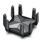 TP-Link AXE16000 Quad-Band 16-Stream Wi-Fi 6E Router - Black-2 x 10G ports provides flexible support for both fiber and copper connections