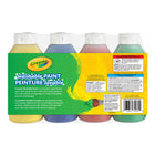 Crayola Washable Paint, Assorted, 237 mL-Flip-top plastic bottles for one-handed use