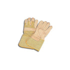 Zenith Safety Standard Quality Fitters Gloves, Large, Grain Cowhide Palm, Cotton Inner Lining, 24 Pack-Cuff Material: Rubberized