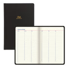 Letts - Agenda perpétuel 12 mois Icon - 7-5/8" x 5" - Noir-384 Pages, format livre