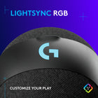 Logitech G Yeti Orb Condenser RGB Gaming Microphone - Black-LIGHTSYNC RGB Lights: RGB logo and status light work with LIGHTSYNC in G HUB to enable custom illumination effects and adapt to your play for a more immersive gaming experience
