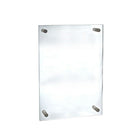 Azar Displays Acrylic Standoff Sign Holder, 22" x 28" (105530)-Sign holder