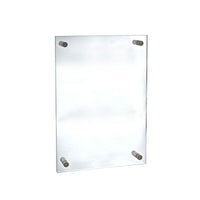 Azar Displays Acrylic Standoff Sign Holder, 22" x 28" (105530)-Sign holder