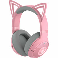 Razer Kraken Kitty V2 BT Quartz Edition Wireless Headset with RGB Kitty Ears-Kitty Ears And Earcups: Powered by Razer Chroma RGB - With access to 16.8 million colors and countless effects, customize the headset lighting to your heart’s content and settle on a style that brings out your unique personality.