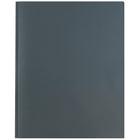 JAM Paper Plastic POP Two Pocket Clasp School Folders with Prong Clip Fasteners, Grey, 12 Pack (382ECgyg)-5