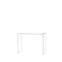Plata Import Medium Clear Acrylic Console Table-Clear Acrylic