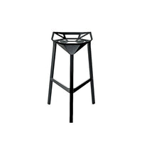 Plata Import Web Stool, 30"H, Black, 2 Pack-Bar Stool