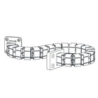 Heartwood 100-WM1300 52" Wire Management Spine for Height Adjustable Tables, Silver-Silver ABS