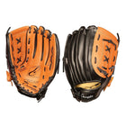 Champion Sports 11" Baseball Glove-This full grain leather front and vinyl back glove features a conventional back design, and the closed basket web and deep set pocket help you trap the ball for greater catching ability.