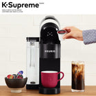 Keurig K-Supreme Single Serve K-Cup Pod Coffee Maker - With MultiStream Technology - Black-Maintenance alert: Reminds you to descale after every 250 brews