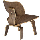 Nicer Furniture LCW Modern Wooden Side Chair - Walnut-Fully pre-assembled to the chair secure and sturdy, and free from scratch.