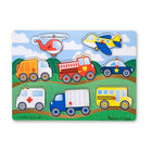 Melissa & Doug Vehicles Peg Puzzle (LCI1874)-Age group and grade: Ages 2 - 6 years and grades toddler - 1st