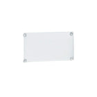 Azar Displays 11" x 17" Acrylic Sign Holder with Suction Cups, Clear, 2 Pack (106609)-Four high quality suction cups for long term holding power