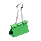 JAM Paper Binder Clips, Large, 41 mm, Green, 12 Pack (340BCgr)-12 pack