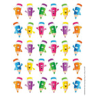Eureka Theme Sticker Pencil Smiley Faces, 1440 Pack (EU-655068)-Design: Pencil Smiley Faces
