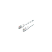 StarTech M45PATCH3WH 3' Cat 5e Molded Patch Cable, White-Dual RJ-45 Male connectors ensure seamless connectivity