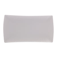 Maxwell & Williams Diamonds Rectangular Platter - Large - 17" x 8" - White-Serveware
