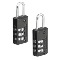 Master Lock 20mm Wide Set Your Own Combination Lock, Keyed A-Like, 2 Pack-Lugagge Lock