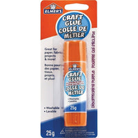 Elmer's Craft Glue Stick, 25g (62428)-Great for paper, fabric, projects and more