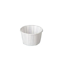 Genpak Paper Portion Cup, White, 2.5 oz., 5000 Pack-White