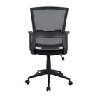 TygerClaw Mid Back Mesh & Fabric Office Chair-Built to move with you featuring sturdy wheels that glide effortlessly across any office floor