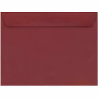 JAM Paper Booklet Envelopes - 9" x 12" - Dark Red - 25 Pack -Colour: Dark Red