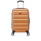 TOSCANO MAGNIFICA 21" Hardside Carry On Luggage - Bronze Gold-Designed in Italy