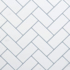 CTG Brands Herringbone Wall Tile, 10" x 10", White, 6 Pack-Set: comes in a box of 6 premium quality wall tiles, suitable for smooth and clean surfaces