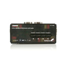 StarTech Black USB KVM Switch Kit with Cables and Audio, 4 Port-Power-free operation -- KVM draws power from attached computers and requires no power adapters