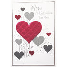 Rosedale Gold Greeting Cards/Envelopes - Happy Valentine's Day Mom - 5-1/2" x 8" - 6 Pack-Printed on premium uncoated card stock