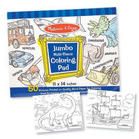 Melissa & Doug Blue Jumbo Colouring Pad, Grade Toddler - 2, 6 Pack-Age group and grade: Ages 3+ years and grades toddler - 2nd