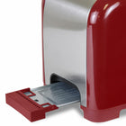 Kenmore 2-Slice Toaster - Red and Silver Stainless Steel-High-lift lever lets you safely remove small or broken pieces of toast