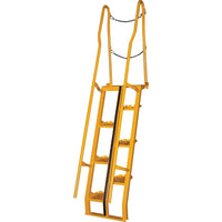 Vestil Alternating-Tread Stairs, No. of Steps: 7, Material: Steel (ATS-4-56)-Material: Steel