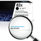 HP 83X (CF283X) Black High Yield Original LaserJet Toner Cartridge-The unmatched reliability of original HP cartridges mean consistent convenience and better value