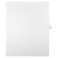 Mark Maker Legal Exhibit Index Tab White Single Tabs, 1/25th Cut, Letter Size, No Holes, Number 37, 25 Pack-White Single Tabs, 1/25th Cut