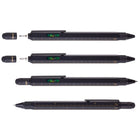 Troika Construction Multitasking Ballpoint Pen - Black/Gold-Centimeter and inch ruler