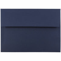 JAM Paper A7 Invitation Envelopes, 5.25 x 7.25, Navy Blue, 100 Pack (LEBA717g)-Navy blue