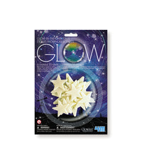 4M Glow Stars-Contains 16 stars with 3 sizes & adhesive tape.