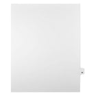 Mark Maker Legal Exhibit Index Tab White Single Tabs, 1/25th Cut, Letter Size, No Holes, Number 45, 25 Pack-White Single Tabs, 1/25th Cut