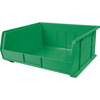 Kleton Plastic Bins, Bins, Green (CF851), 4 Pack-Bin Load Cap. lbs. - 75