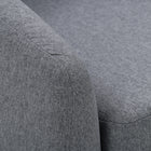 CorLiving LSS-150-C Elwood Modern Tub Chair in Grey-Dimensions: 29"H x 28"W x 30"D