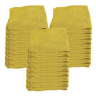 ATTAX Multi-Purpose Microfiber Cloth - Yellow - 25 Pack (JS1616YE25)-For Multi-Purposes