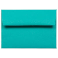 JAM Paper 4bar A1 Envelopes, 3.63 x 5 1/8, Brite Hue Sea Blue Recycled, 1000 Pack (15794B)-Sea blue