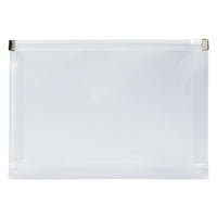 JAM Paper Enveloppes en plastique/poly à fermeture à glissière, 5 1/4 x 8 po, paq./12-Matériau : plastique