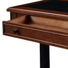 Koble Danee 60"W Adjustable Standing Desk - Brown-Wireless charging on desk top