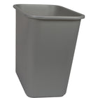 Staples Wastebasket - 26.5 L - Grey-26.6 L capacity
