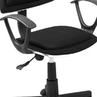 Xtech Modern Cloth Ergonomic Office Chair with Armrests - Black-Sleek and modern design